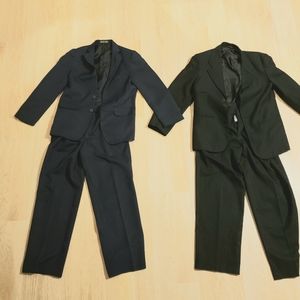 Navy and black suit for boy size 12